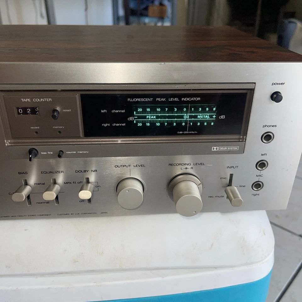 Cassette estéreo vintage LUXMAN K-5A   Foto 3 de 4