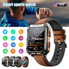 Smart Watch Military Tactical Men Sport Heart Rate Fitness Tracker Wristwatch-US