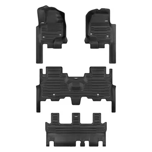 TuxMat Custom Floor Mats for Ford Expedition 8-Seater - 2018-2024 - Full Set