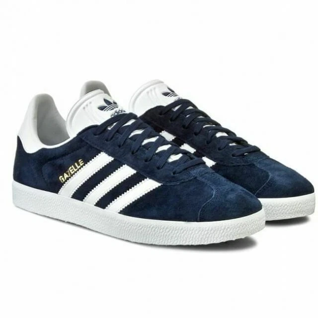 Kostumer klima Forholdsvis ADIDAS ORIGINALS GAZELLE TRAINER NAVY BLUE WHITE BB5478 UK MENS SIZES | eBay