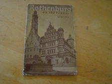 VINTAGE GUIDE ROTHENBURG ON TAUBER GERMANY 1958