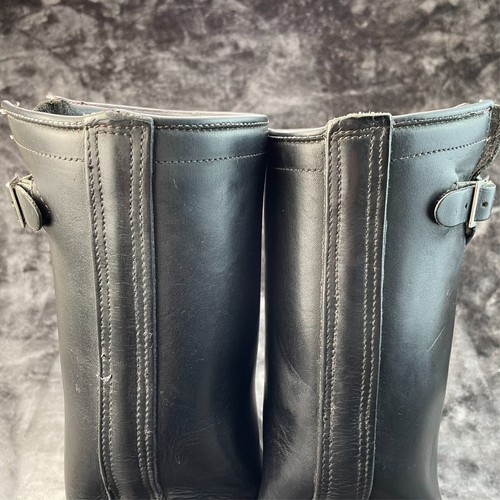 WESCO Engineer Work Biker Leather Black Boots Mens Sz 11.5 Steel Toe - Picture 13 of 14