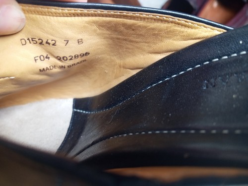 Cole Haan Women's Size 7 Black Leather Clogs Mules with Brass Studs - Picture 4 of 10