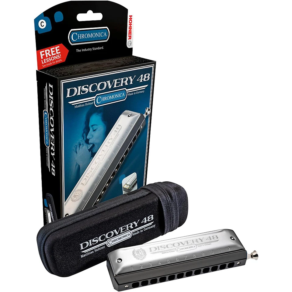 Hohner Discovery 48 Chromatic Harmonica in C MADE IN GERMANY - Image 2 of 3