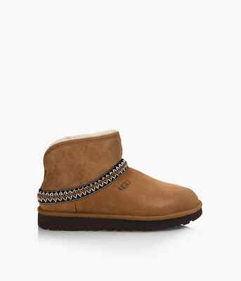 UGG - Women Classic Mini Crescent Chestnut 1158262 Boots NEW UGG - Women Classic Mini Crescent Chestnut 1158262 Boots NEW