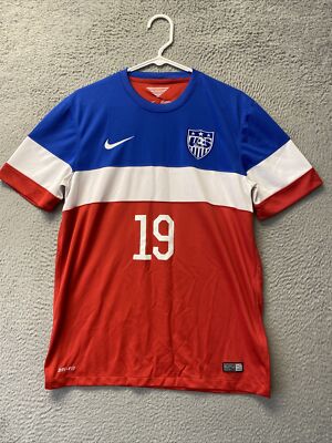 Authentic Nike Zusi Jersey USA 2014 Player Issue #19 Men M Soccer multi / 97-54