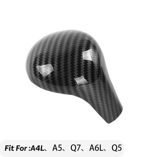 Carbon Fiber S-Line Shift Knob Cover Trim – For Audi A4 A5 A6 Q7 S6 S7 (2016-2019) 6 thumbnail image