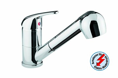Niederdruck Einhebel Wasserhahn Küchenarmatur Spültischarmatur mit Brause