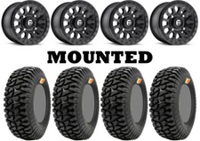 Kit 4 GMZ Ivan IRONMAN Stewart 32x9.5-14 on Fuel Vector Matte Black D579 550