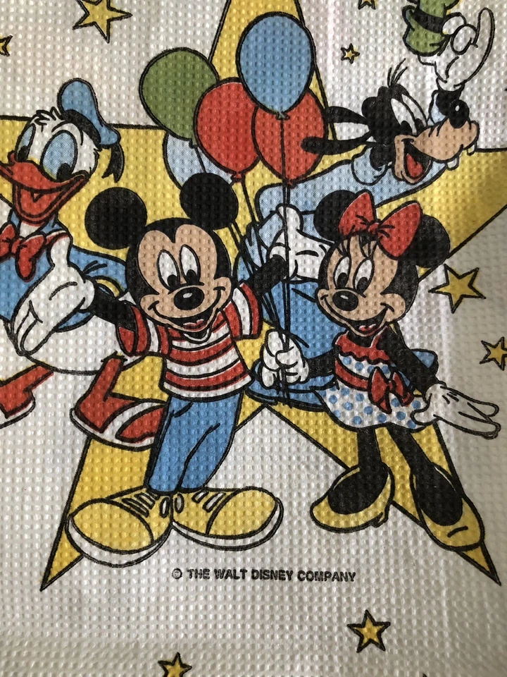 De colección Años 80 Disney Mickey Cumpleaños Fiesta Suministros Invitaciones Servilletas Mantel Foto 3 de 4