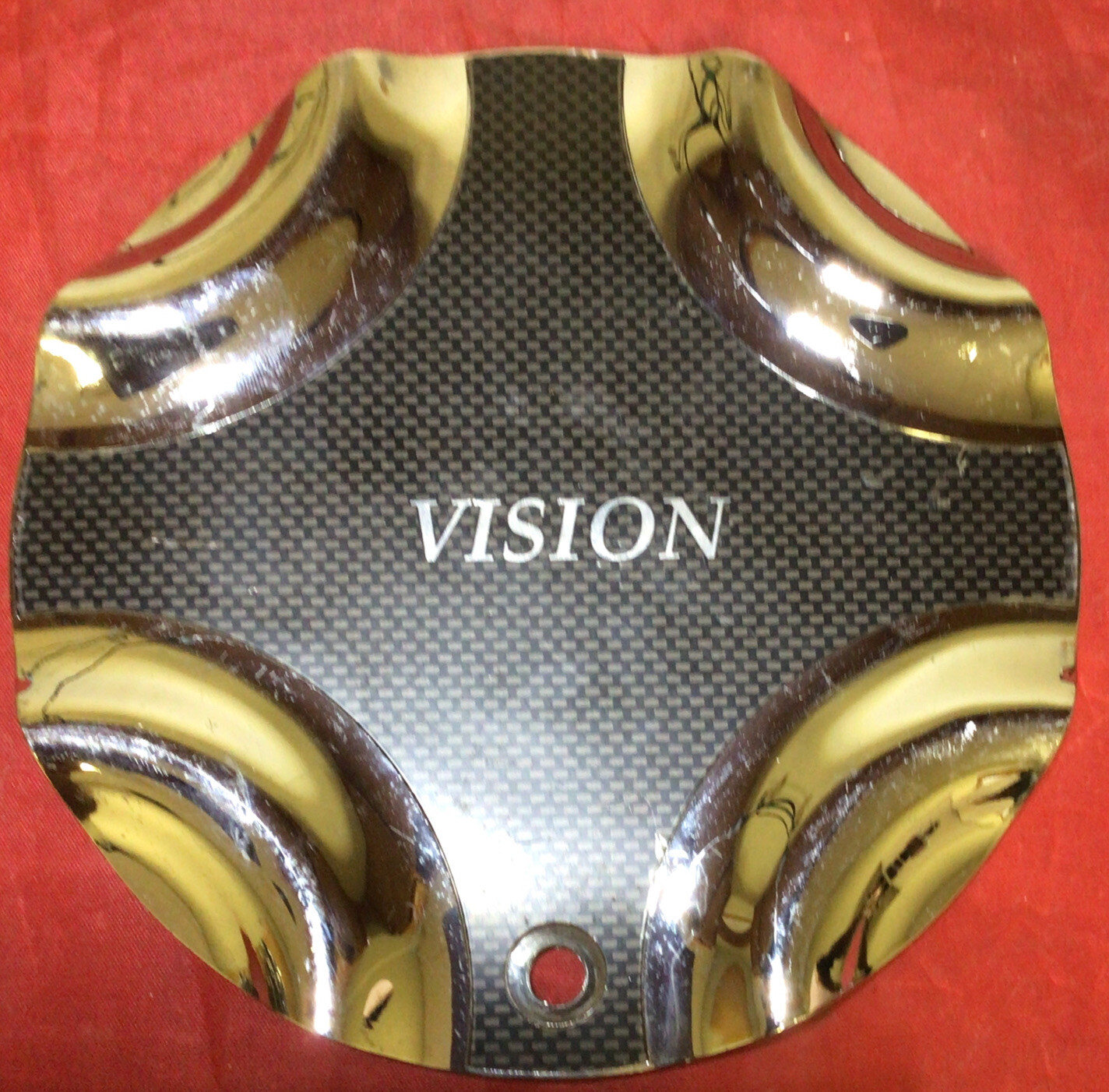 ONE NEW VISION WHEELS CHROME CENTERCAP 8140-0 12402