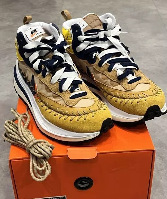New Exclusive Nike Vaporwaffle/Jean Paul Gaultier/Sacai Sesame Size 7.5 Mens