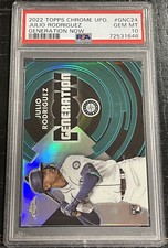 2022 Chrome Update Julio Rodriguez Generation Now PSA 10 GEM REFRACTOR RC ROOKIE