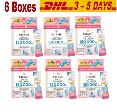6 X Chame Krystal Collagen Nourish Skin  Bones Hair Joints Nails Rejuvenation