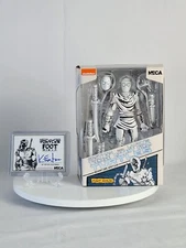 Neca TMNT Mirage Black And White Foot Ninja AutoT Figure Signature Edition New