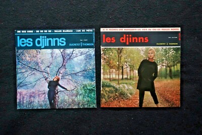2 Schallplatten eine rote Rose 45 Tours les Djinns Ich verspreche dir