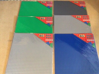 Grundplatte Grundplatten Bausteine 32 x 32 Punkte kompatibel für LEGO 6er-Pack