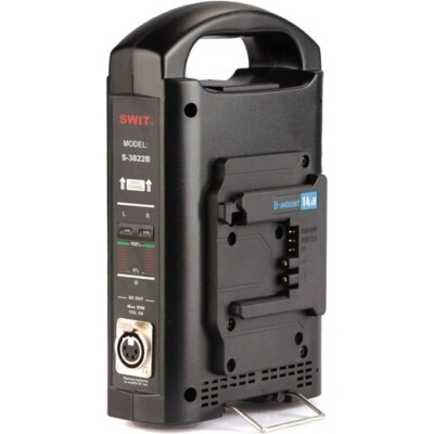SWIT S-3822B 2-Channel Simultaneous Battery Charger (B-Mount) S-3822B