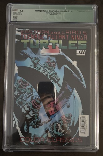 Teenage Mutant Ninja Turtles Color Classics #1 CGC 9.8 Mexico Kamite Edition NM+ - Picture 2 of 2