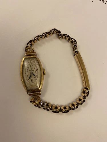 1930's Ladies Gold Vintage Rolex Cocktail watch fully working