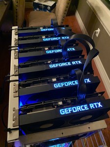 Mining Rig ~370MH/s ETH 6 NVidia RX 3060Ti GPU @732W on ...