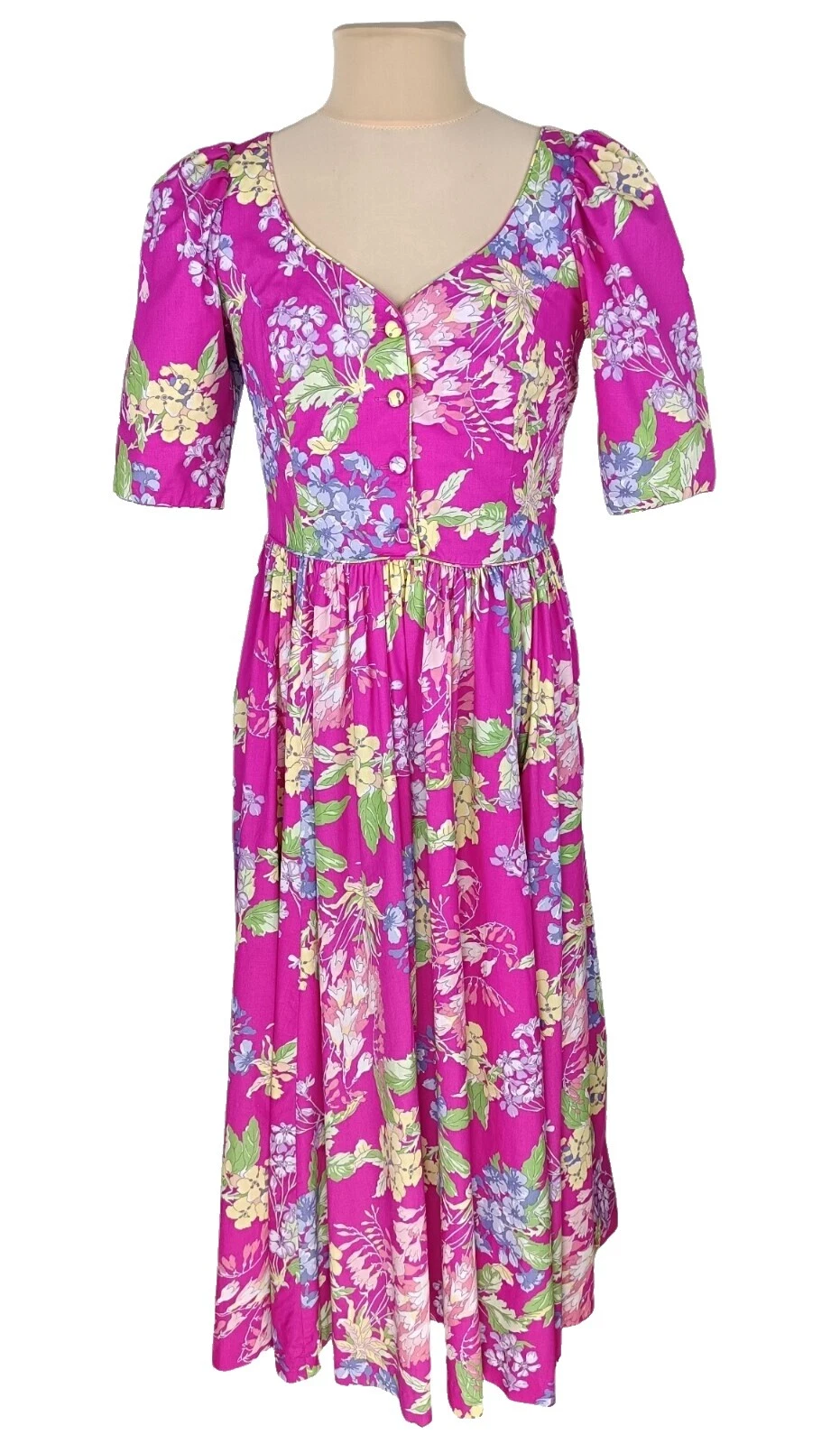 Vestidos florales Laura Ashley algodón para mujeres