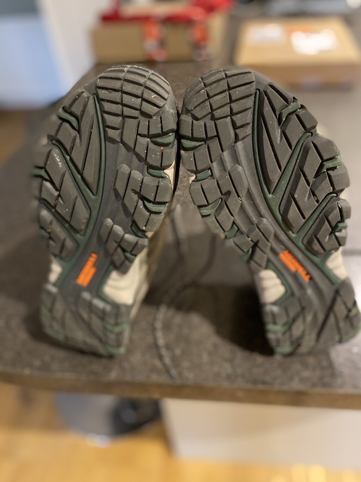 Merrell Mens Walking Boots Lace Up brown UK Size 9.5 RRP £125 eBay