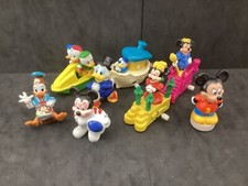 Vintage Disney Mickey  Minnie Mouse 1990s PVC  Wind Up Toy Figures Lot 8 