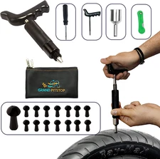 20 Pcs Tubeless Tire Puncture Repair Kit with Mushroom Plug for Tyre Punctures a