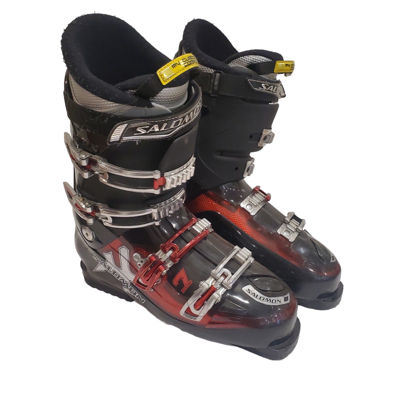 Scarponi da sci Salomon Mission RS7 nero e rosso uomo misura 29 29 5 337mm