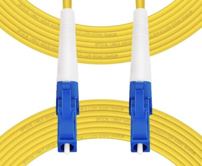75m(264ft) OS2 LC/UPC to LC/UPC Fiber Optic Cable 9/125µm 2.0mm