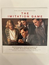 The Imitation Game DVD For Your Consideration FYC Benedict Cumberbatch BRAND NEW