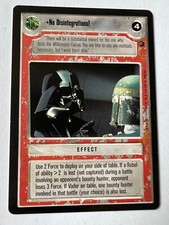 Star Wars CCG Dagobah BB Limited No Disintegrations FS Eligible Dollar Rare