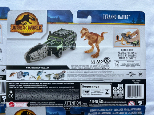 2021 Matchbox Jurassic World Dominion Dinos &Transport Vehicles Mix Set of 4 New - Picture 3 of 8