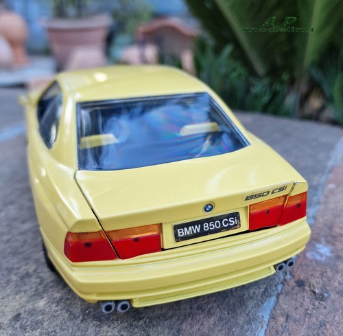 modellino auto scala 1/18 BMW 850 csi modellini da collezione vintage usato - Foto 3 di 14