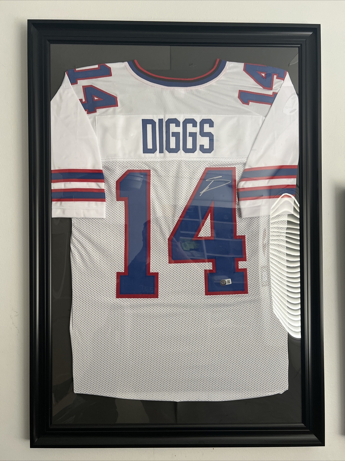 Stefon Diggs Autographed Signed and Framed Jersey- Beckett Certified 