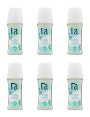 Fa Soft & Control Anti-Transpirant Deo Roll-On , 6x50ml EAN6281031259344