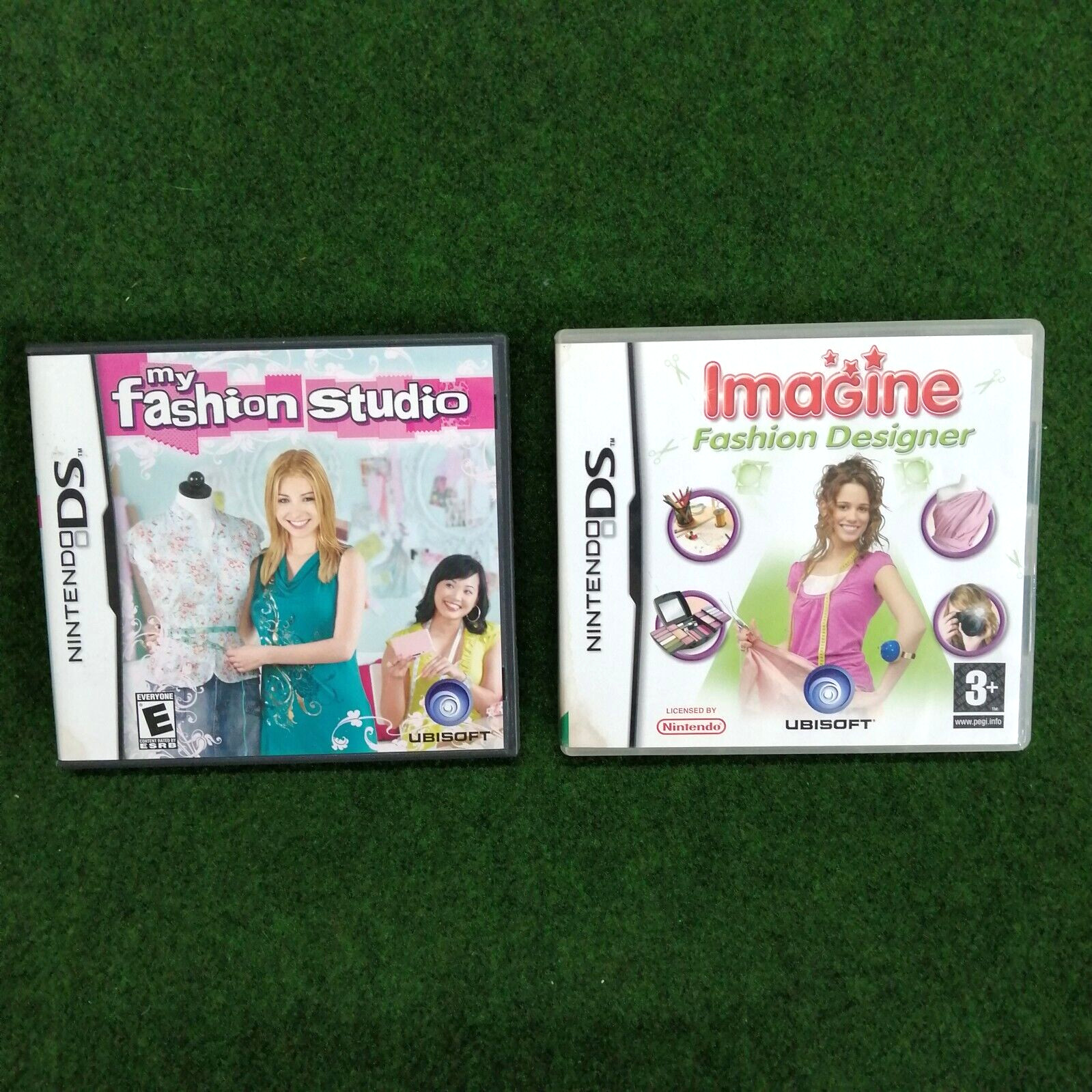 Imagine Fashion Designer & My Fashion Studio Nintendo DS Games Bundle Complete
