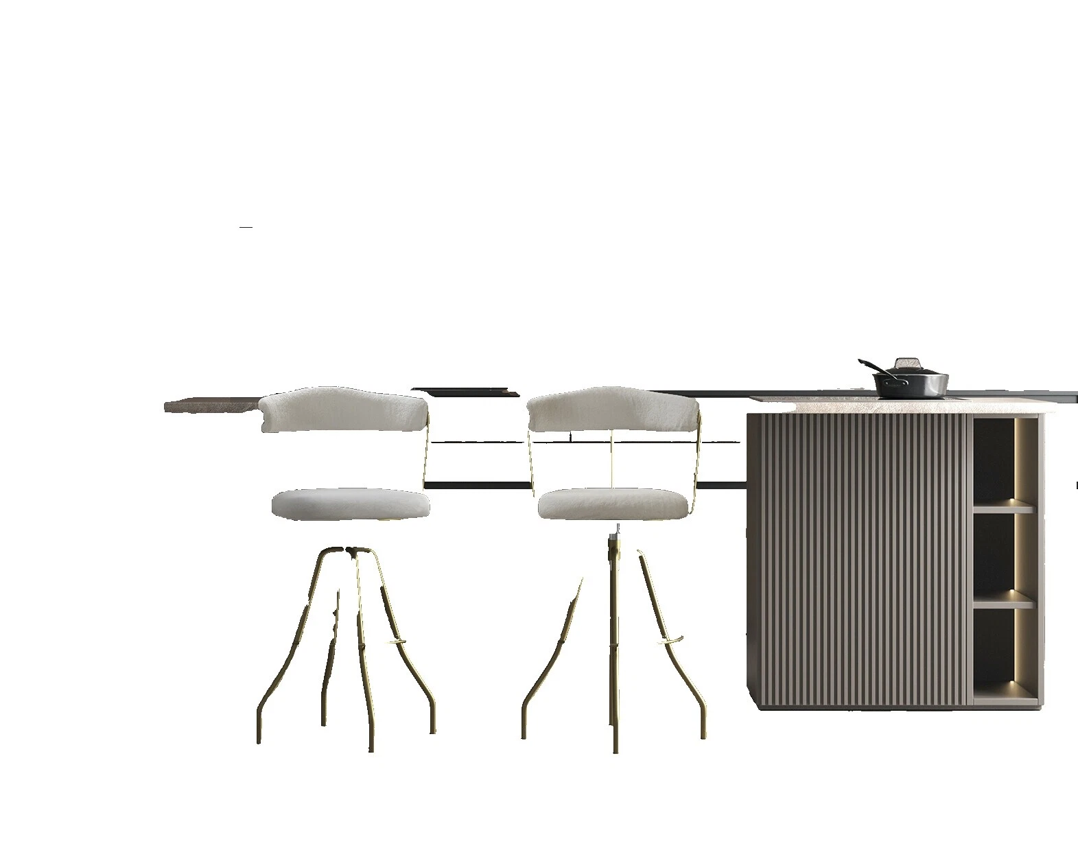 White Bedroom Bar Stools & Stools