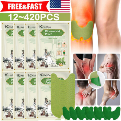 420pcs Knee Relief Plaster Sticker Wormwood Extract Knee Pain Joint Ache Patches