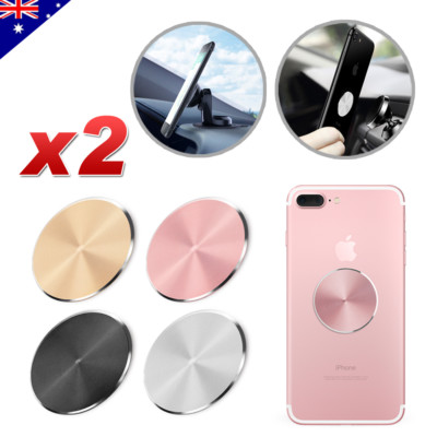 2x Replacement Metal Plate Disc for Magnetic Car Dash Phone GPS PDA Mount  Holder Australia