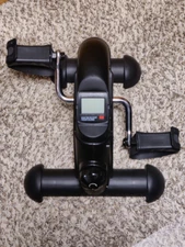 FEIERDUN Mini Exercise Bike, Under Desk Bike Pedal Exerciser Portable Foot Cycle