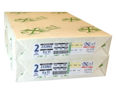 Carbonless 2-Part Rev Paper (Canary/White), 9