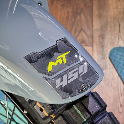 Protections Réservoir CF MOTO 450 MT Tundra Grey Autocollants 3D Resin Bike Italie
