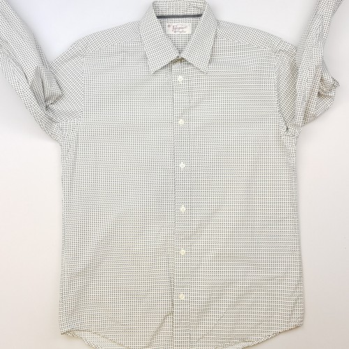 Original Penguin Mens Shirt Medium Regular Fit Multicoloured Geometric - Picture 5 of 14