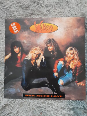 Vixen - How Much Love  Vinyl Single Record, 1990 EMI-USA, 12 MT 87, Glam metal. 