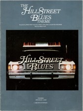 The Hill Street Blues Theme, 1980, Vintage TV Show sheet music