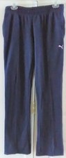 New PUMA sz S pants women activewear elastic waist 30-32 poly/cotton low rise