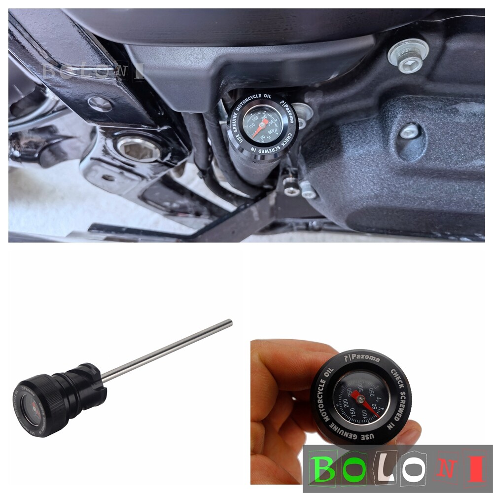 Oil Dipstick Temperature Gauge For Harley Softail FXBB FXBR FXLRS FLSB 20182023 eBay