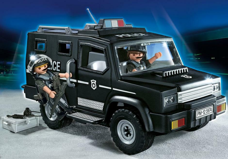 NEW) Playmobil 5674 City Action Tactical Unit Police Car